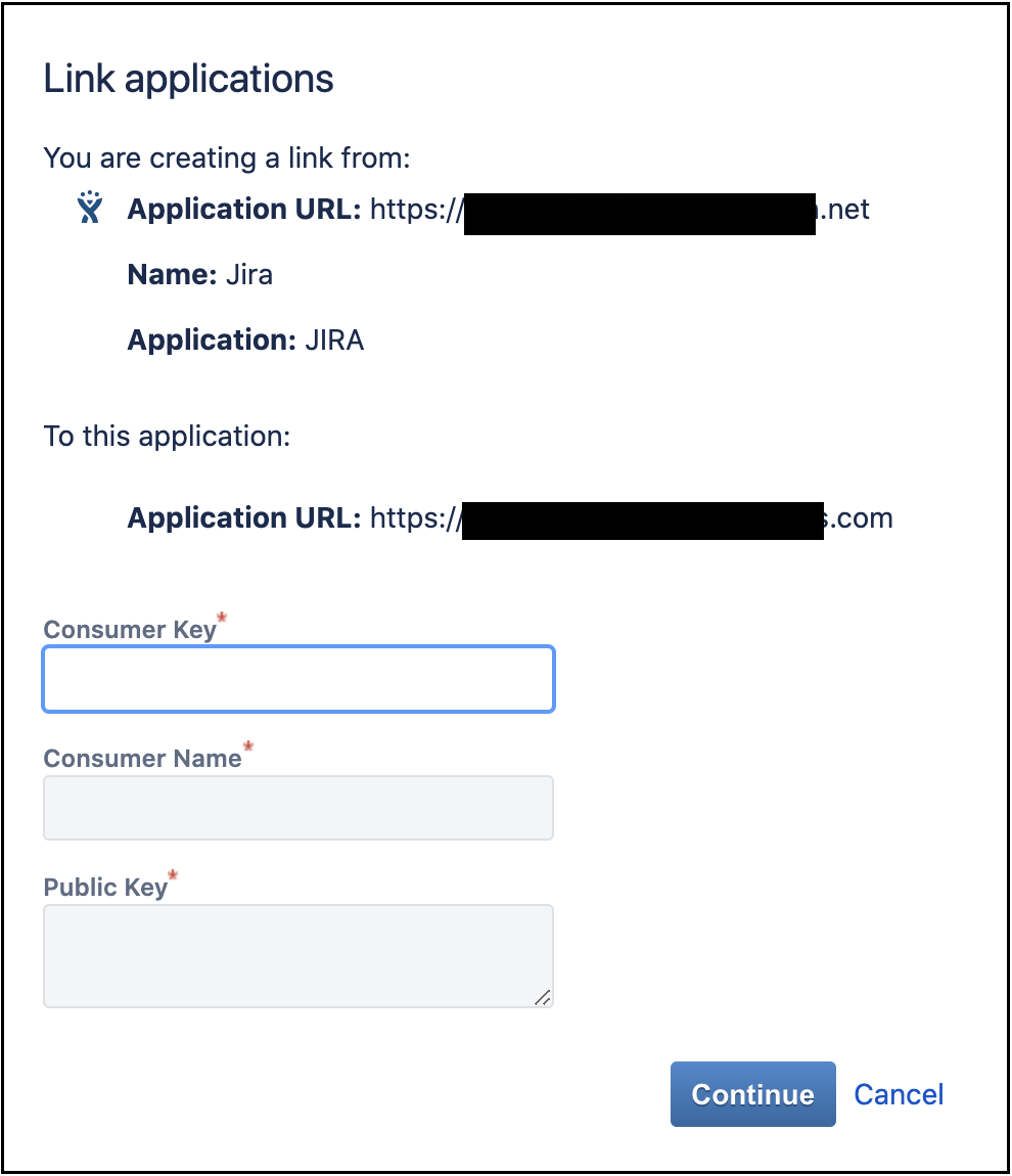 A screenshot that shows the second pop-up form in Jira.